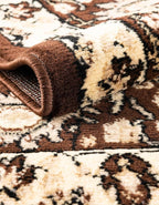 Unique Loom Espahan Collection Area Rug - Cape Cod (9'x 12' Rectangle, Brown/ Beige)