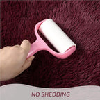 duduta Burgundy Plush Rugs for Bedroom 3x5 ft, Fluffy Shag Rug for Dorm Nursery Bedside, Machine Washable Non Slip