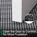 LUMI Inside Door Mat for Entry 20"x32", Absorbent, Dirt Trapper, Low Profile Thin, Non Slip Mats with Rubber Backing, Ideal for Indoor, High Traffic, Garage, Entrance, Classic Black