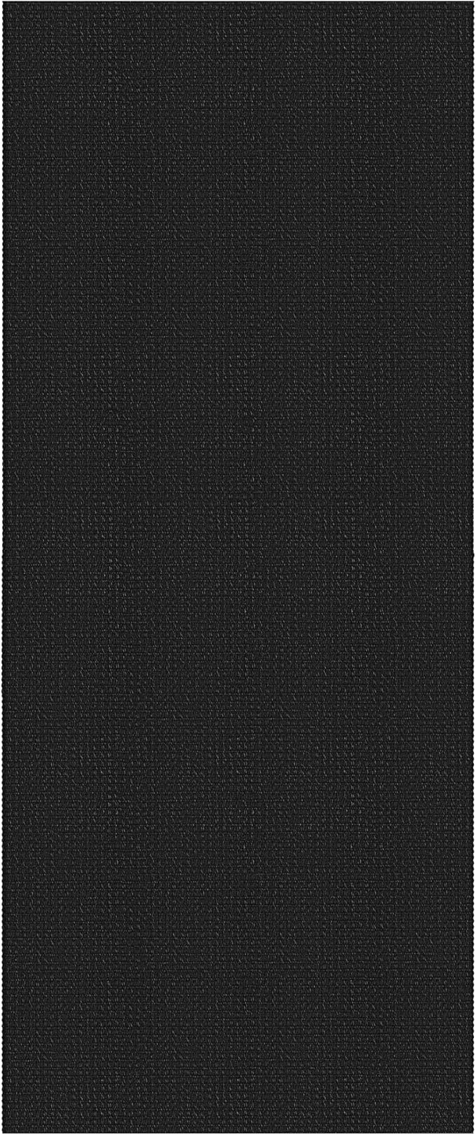 Braided Runner Rug 2.6x8 Ft Washable Runners for Hallways Non Slip Rubber Backed Kitchen Runners Cotton Entryway Runner Indoor, Woven Floor Carpet for Hall Kitchen Bedroom, Black/Grey