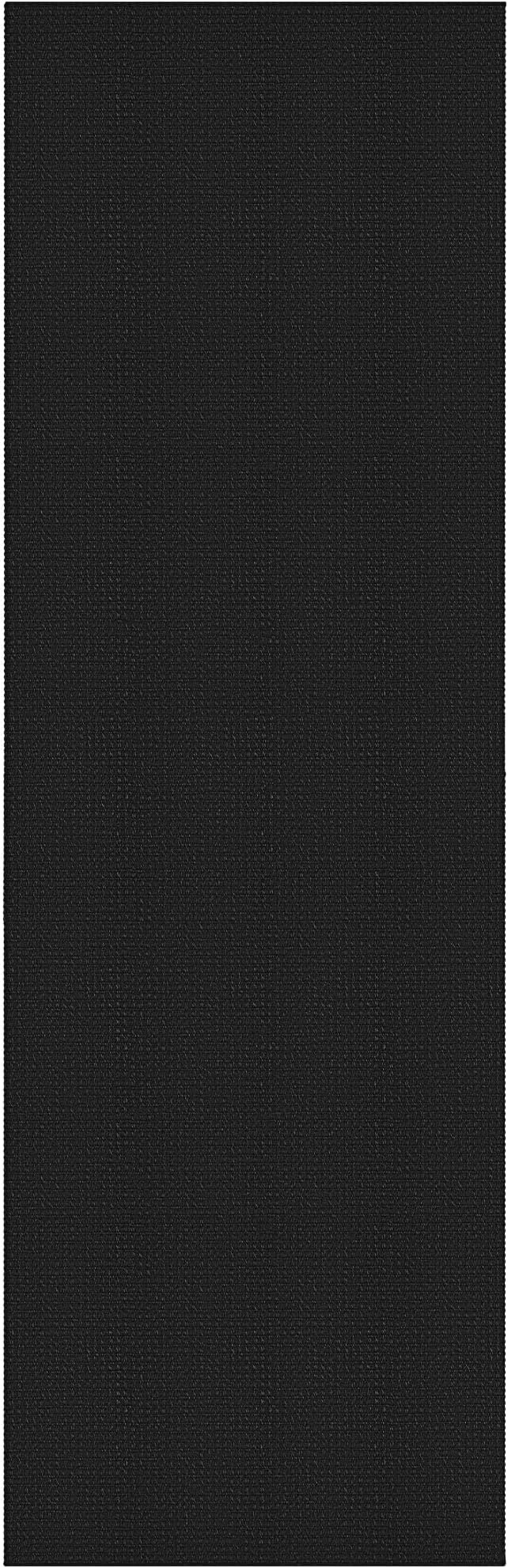 Braided Runner Rug 2.6x12 Ft Washable Runners for Hallways Non Slip Rubber Backed Kitchen Runners Cotton Extra Long Entryway Runner Indoor, Woven Carpet for Hall Entryway, Black/Grey