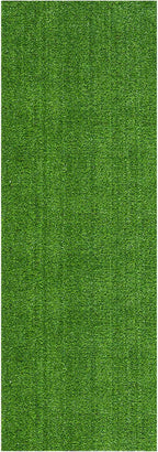 Ottomanson Artificial Grass Turf 22" x 59" Indoor Outdoor Faux Grass Rug with Drainage Holes, Customizable with Extra Long Size Options, Perfect for Patio Lawn Balcony Weddings Photoshoot Backdrop