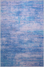 8x10 Abstract Area Rugs for Living Room, Modern Washable Indoor Rug for Bedroom, Thin Soft Large Non-Slip Carpet for Dining Room Home Office Farmhouse Decor - Abstract Blue Purple