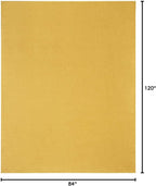 Nourison Home Nourison Essentials Yellow 7' x 10' Area Rug - Easy Clean, Non Shedding, Bed Room, Living Room, Dining Room, Kitchen (7' x 10')