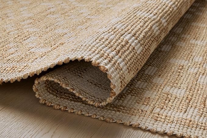 Loloi Chris Loves Julia Judy Collection JUD-07 Natural/Ivory 8'-6" x 11'-6" Area Rug