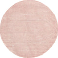 Unique Loom Solo Collection Area Rug - Calabasas (7' 10" Round, Pink)