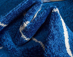 Unique Loom Trellis Frieze Collection Area Rug - Geometric (10' x 14' 1" Rectangle Navy Blue/Ivory)