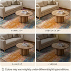 5x7 Area Rugs Washable Pink Rug for Living Room Nursery, Modern Abstract Large Rug Non Slip, Water Repellent Low Pile Soft Carpet for Bedroom, Dining Room, Home Office, Colorful Pink