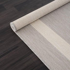 CAMILSON Outdoor Rug 6x9,Modern Outside Rugs for Patios Porches Waterproof Durable Washable Non-Shedding, Easy-to-Clean Indoor Outdoor Area Carpet (6 x 9, Bordered - Gray/White)