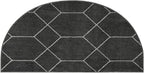Unique Loom Trellis Frieze Collection Area Rug - Geometric (3' 1" x 6' 1" Hearth Dark Gray/Ivory)