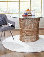 Unique Loom Solid Shag Collection Area Rug (3' 3" Round, Snow White)