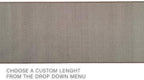 Custom Made Runner Rug Low Pile with Rubber Backing for Kitchen Foyer Hallway Entry Choose Your Length Size 31 Inch Wide Solid and Plain Beige Color (3 feet x 31 Inch)
