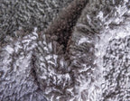 Unique Loom Davos Shag Collection Area Rug - Solid (2' 2" x 8' Runner, Sterling)