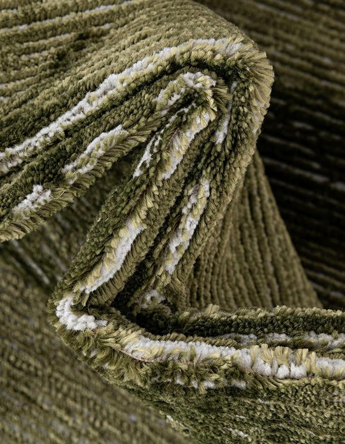 Unique Loom Finsbury Collection Area Rug - Kate (7' 10" Square, Green)