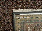 Blue Denser Weave All Over Fish Pattern Heritta Design Soft Vibrant Wool Hand Knotted Rug(7'10"x10')