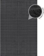 CAMILSON Modern Dark Gray Non Slip Rug 5x7 Ultra Soft High Pile Area Rugs Non Skid Rubber Backing Durable & Easy to Clean Carpet for Living Room Bedroom Kids Room Indoor Use (5 x 7 Dark Gray)