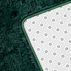 Large Shag Area Rugs 8 x 10, Plush Fuzzy Rugs for Living Room, Ultra Soft Fluffy Furry Rug for Bedroom, Indoor Carpet Nursery Rugs for Kids Room Home Decor, Deep Green