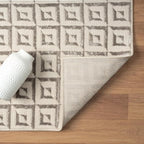 LUXE WEAVERS Geometric Greek Pattern Area Rug, Gray, 6'X9'