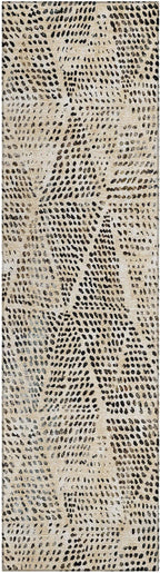 Addison Rugs Chantille ACN591 Beige 2'3" x 7'6" Indoor Outdoor Hallway Runner Rug, Stain Resistant Washable Kitchen Area Carpet for Bathroom, Laundry and Bedroom Rug