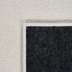 Paco Home Solid Area Rug in Cream Modern Plain Design, Size: 2' x 3'3"