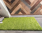Unique Loom Solid Shag Collection Area Rug (8' x 11' Rectangle, Grass Green)