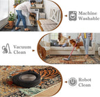 Moynesa Tiger 5x7 Area Rugs, Boho Washable Rugs for Living Room, Vintage Soft Dining Room Rug, Non Slip Ultra Thin Stain Resistant Large Floor Carpet for Office Bedroom, Camel