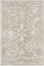 KILOCOCO Moroccan Small Area Rug 2x3 Entryway Rugs Printed Vintage Floral Washable Rug Non-Slip Kitchen Indoor Door Mat, Accent Throw Small Rugs for Laundry Room Bedroom Entrance, Beige