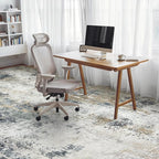 Washable Area Rug for Living Room 6x9 - Neutral Modern Abstract Rugs, Soft Non Slip Carpet with for Bedroom, Under Dining Room Table, Home, Office, Dorm - Green Yellow