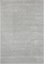 Abani Grey Area Rug for Living Room, Bedroom - Zen Reiki Pattern- 5 x 8 -Durable & Easy to Clean