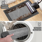 Machine Washable Runner Rug 32" x 120", Non Slip Kitchen Mat for Floor, Absorbent Entryway Rug for Kitchen, Bedroom, Living Room, Hallway, Door (Roll Packing)