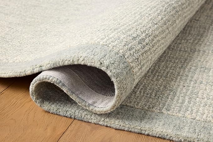 Loloi Magnolia Home by Joanna Gaines Henley Collection HNY-01 Ivory/Spa 5'-0" x 7'-6" Area Rug