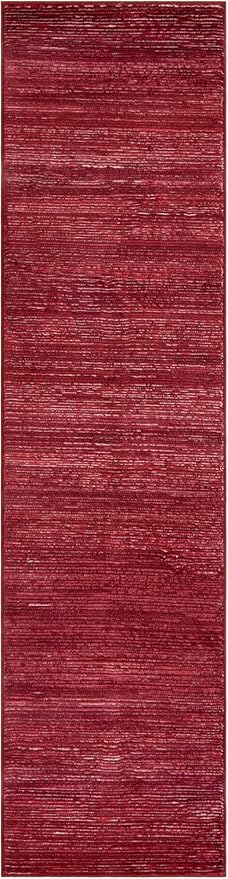 Unique Loom Finsbury Collection Area Rug - Kate (2' x 8' Runner, Red)