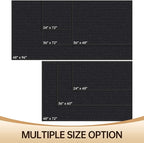 Amyracel Front Door Mat Indoor Outdoor Entrance, 48" x 72" All-Season Waterproof Doormat for Enterway, Heavy Duty Commercial Floor Mat, Fade Resistant, Rubber Back, Low Profile, Easy Clean
