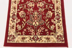 Unique Loom Sialk Hill Collection Area Rug - Washington (2' 2" x 8' 2" Runner Burgundy/Cream)