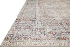 Loloi Chris Loves Julia Jules Collection JUL-07 Natural/Ocean 8'-6'' x 11'-6'', .13" Pile Height, Area Rug