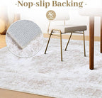 Runner Rug 2x6 Vintage Rugs, Machine Washable Kitchen Runner Retro Medallion Distressed Rug Non-Slip Soft Low Pile Hallway Rugs for Entryway Bedroom Bathroom Laundry(Beige,2'x6')