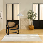 Nourison Home Nordic Ivory 5' x 7' Area Rug - Easy Clean, Non Shedding, Bed Room, Living Room, Dining Room, Kitchen (5' x 7')