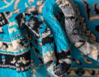 Unique Loom Sialk Hill Collection Area Rug - Washington (9' 10" x 13' 1" Rectangle Turquoise/Black)