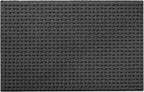 LUMI Washable Door Mat Indoor Entrance 36x60, Dirt Trapper Front Door Mats with Absorbent Interior and Non-Slip Rubber Backing, Entryway Doormat, Grey