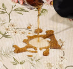 Vintage Floral Area Rug Pink Roses Blue Blooms on Sky Blue Background Romantic Cottage Core Carpet for Living Room Bedroom Dining Room Kitchen Home Office Washable Non Slip Thin Mat 8x10