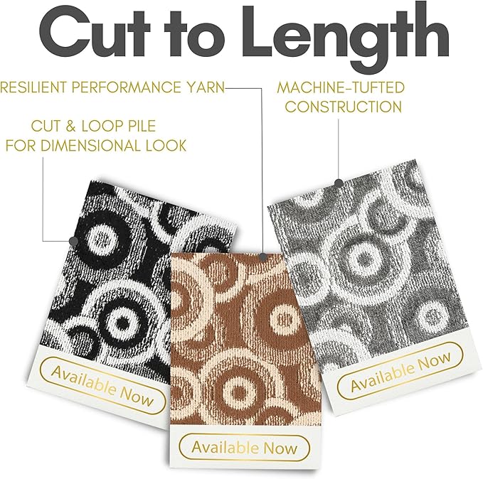 Custom Size Long Blue Hallway Runner Rug | Cut to Length 2'3" x 17' (Runner) | Non-Slip & Machine Washable | REMNAZ