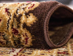 Unique Loom Voyage Collection Traditional Oriental Classic Intricate Design Area Rug (8' 0 x 11' 4 Rectangular, Brown/Ivory)