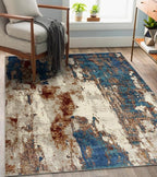 LUXE WEAVERS Lagos Collection Passion 6x9 Abstract Area Rug