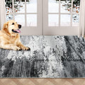 COMSLE Door Mat Soft Absorbent Indoor Front Entryway Rug Machine Washable Entrance Mats for Muddy Paws Non Slip Throw Rugs 24" x 36" Doormat for Inside Foyer Bedroom - Gray