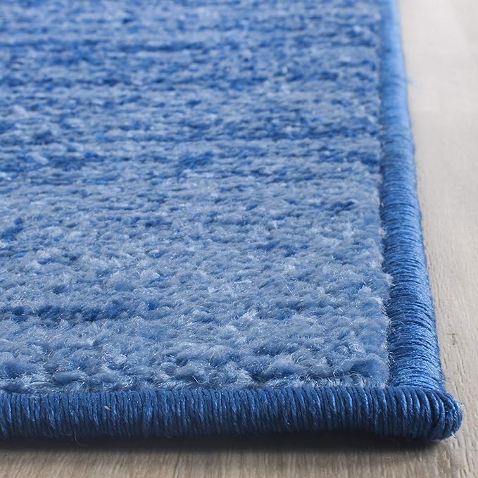 SAFAVIEH Adirondack Collection Runner Rug - 2'6" x 16', Light Blue & Dark Blue, Modern Ombre Design, Non Shedding & Easy to Clean, Ideal for Hallway, Foyer, Kitchen, Entryway, Bedroom (ADR113F)