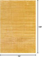 Unique Loom Finsbury Collection Area Rug - Kate (6' 1" x 9' Rectangle, Yellow)