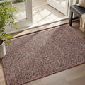 MontVoo Door Mat Indoor Entrance Doormat, Absorbent Durable Rubber Non Slip Front Door Mat for Inside Entry Entryway Dirt Trapper Welcome Mat, Red 32''x48''