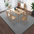 Large Modern Area Rugs for Living Room Bedroom, 7x10 Feet Grey Ultra Soft Solid Thickened Memory Foam Indoor Minimalist Carpets, Non-Slip Comfy Rugs for Boys Girls Nursery Kids Room Home Décor