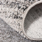 Rugs.com Angelica Collection Rug – 6 Ft Runner Light Gray Medium Rug Perfect for Hallways, Entryways