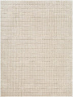 Livabliss x Our PNW Home Cascade Minimalist Striped Area Rug, 12' x 15', Light Brown